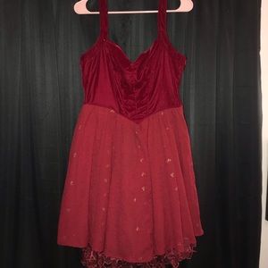 Alice in Wonderland queen of hearts dress